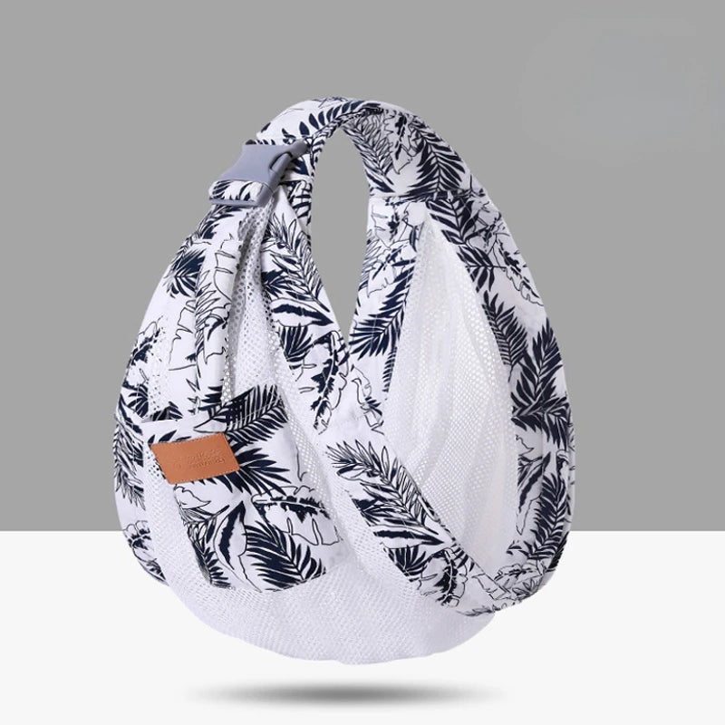 Fular Portabebés Ergonómico  | Doble Uso: Porteo y Cubierta de Lactancia (0 a 36M)