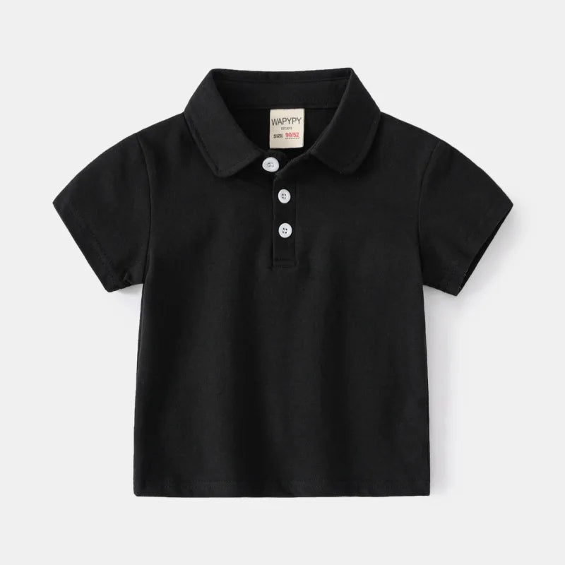Playera Tipo Polo para Niño | Cuello Clásico y Bolsillo (12M-7T)