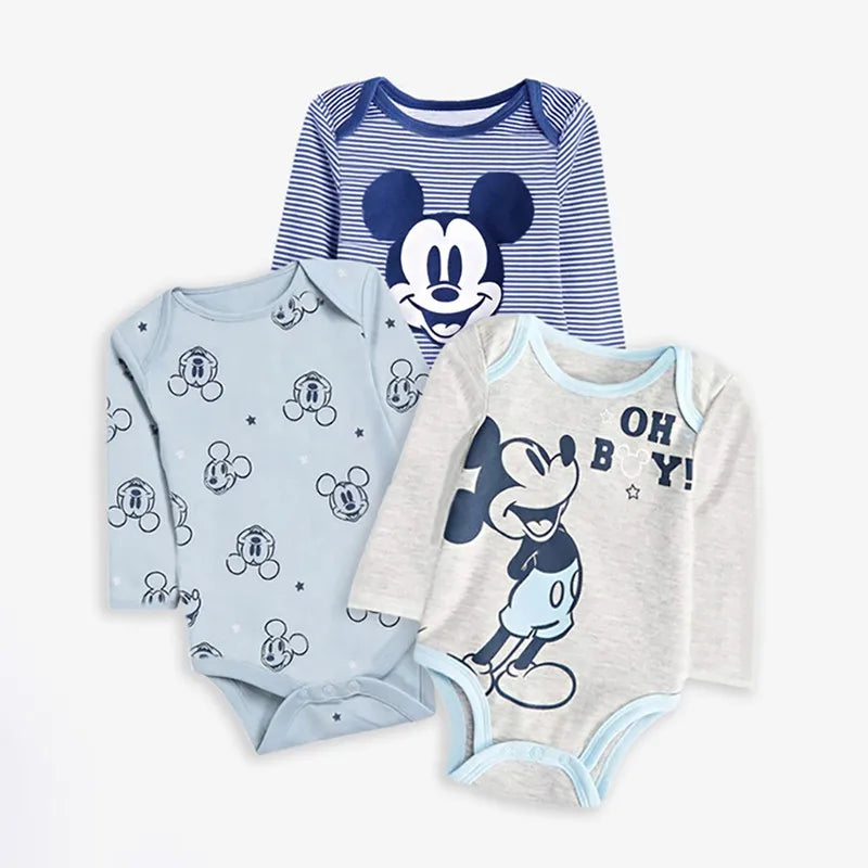 Set de 3 Pañaleros de Mickey Mouse (0-18M)