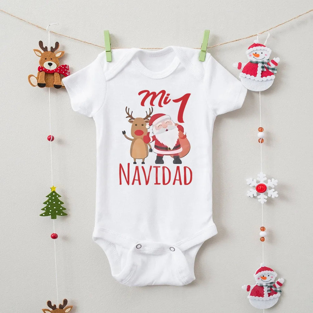Pañalero "Mi Primera Navidad"-Español/Inglés (0-24M)