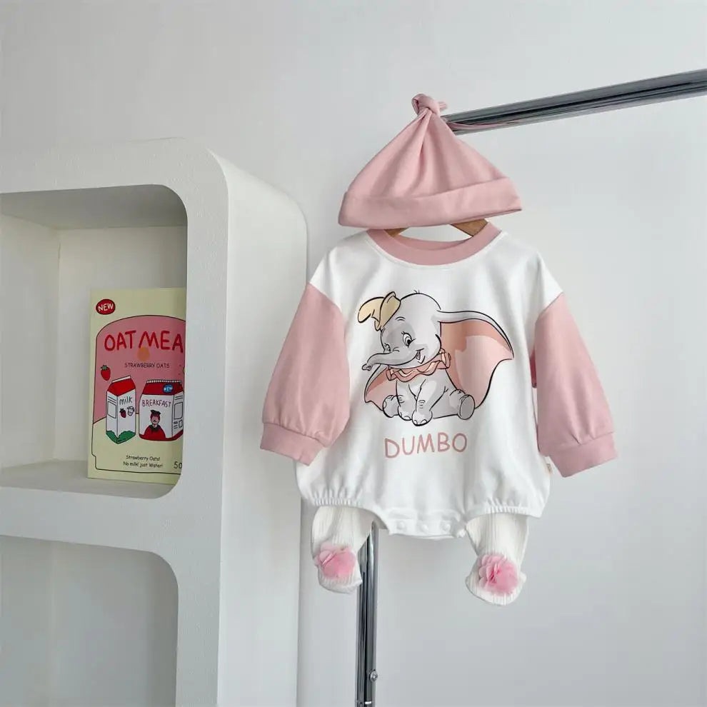 Conjunto de mameluco, gorro y calcetines Disney (3-18M)