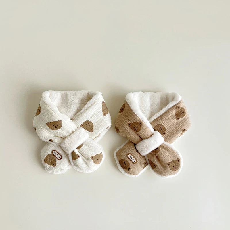 Cuello Felpa/Bufanda Estilo Coreano (2-10T)
