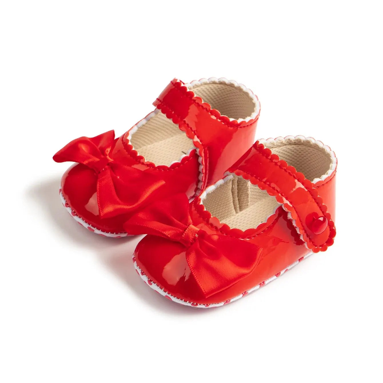 Zapatos Pre andantes con Moño: Clásico y Confort para Cuna (0-18M)