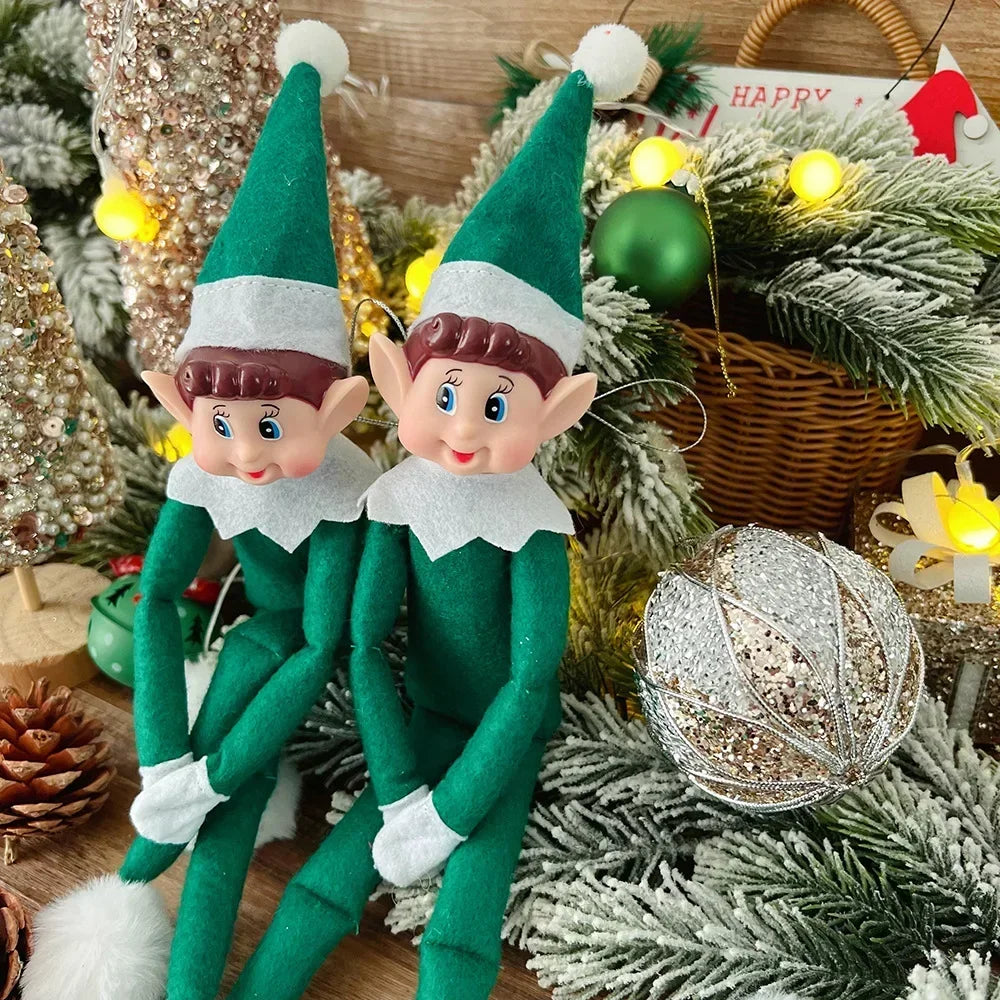 Duendes Navideños de Felpa - El Juguetón Decorador de Casa
