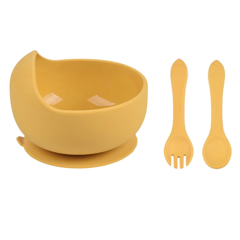 Set de Vajilla plato hondo de Silicona 3 piezas | ¡Adiós a los Platos Voladores!