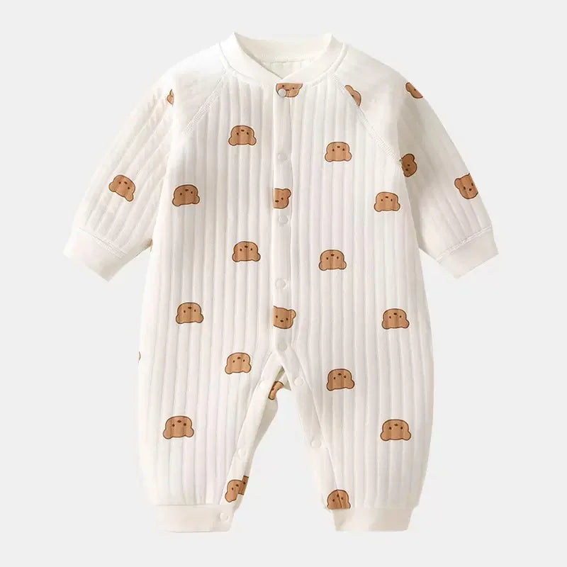Mameluco Básico de Algodón estilo "Lounge" (0-24M)