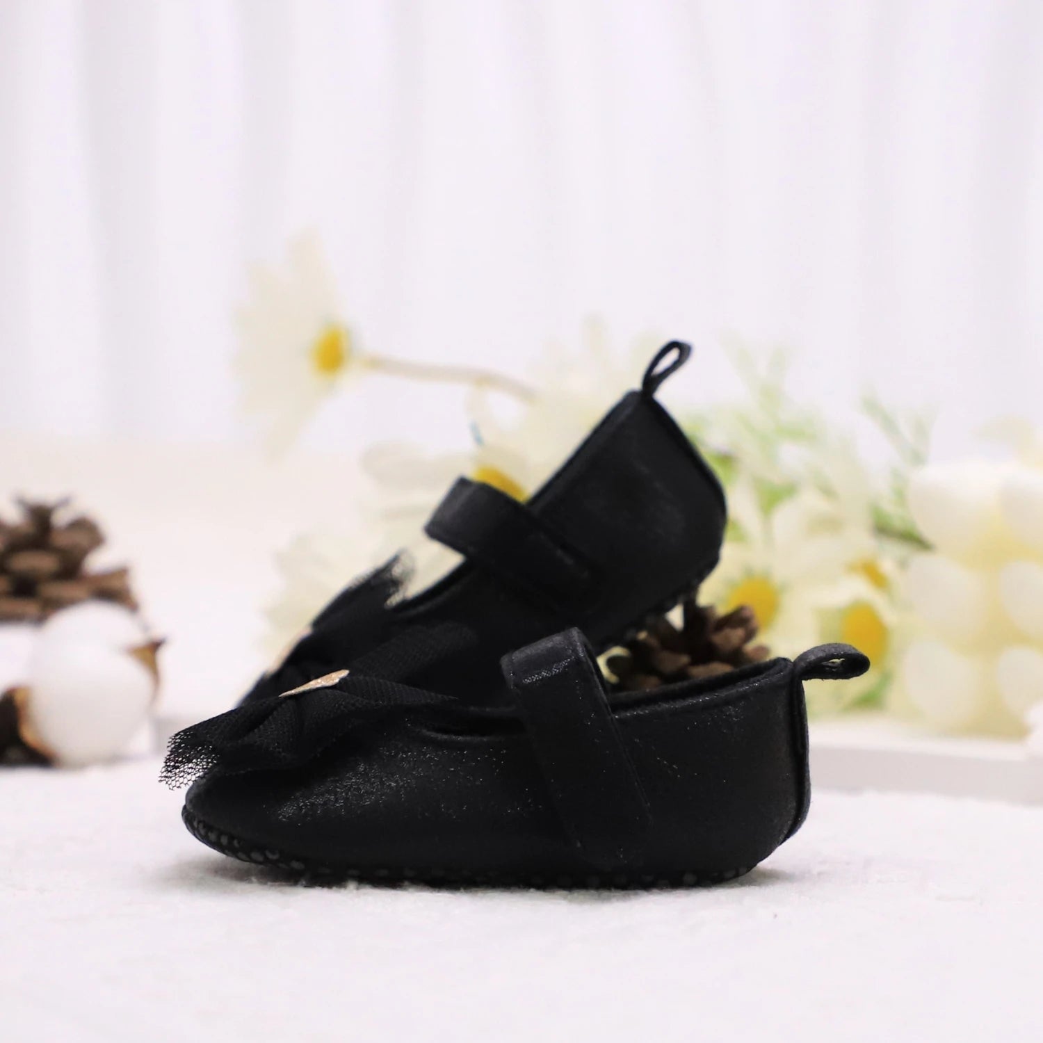 Zapatos con Moño de encaje Princesa para Primeros Pasos (0-18M)