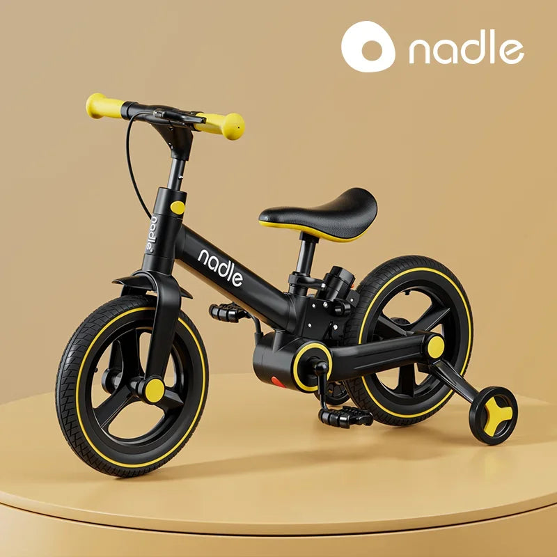 Bicicleta Multifuncional 5 en 1 (2-6 Años) – ¡Sin Cadena y Plegable!
