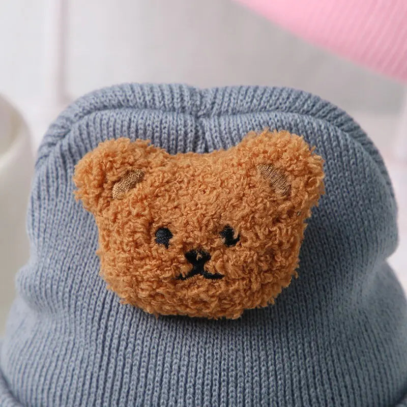 Gorro de Osito : Suave, Cálido y Versátil (0-12M)
