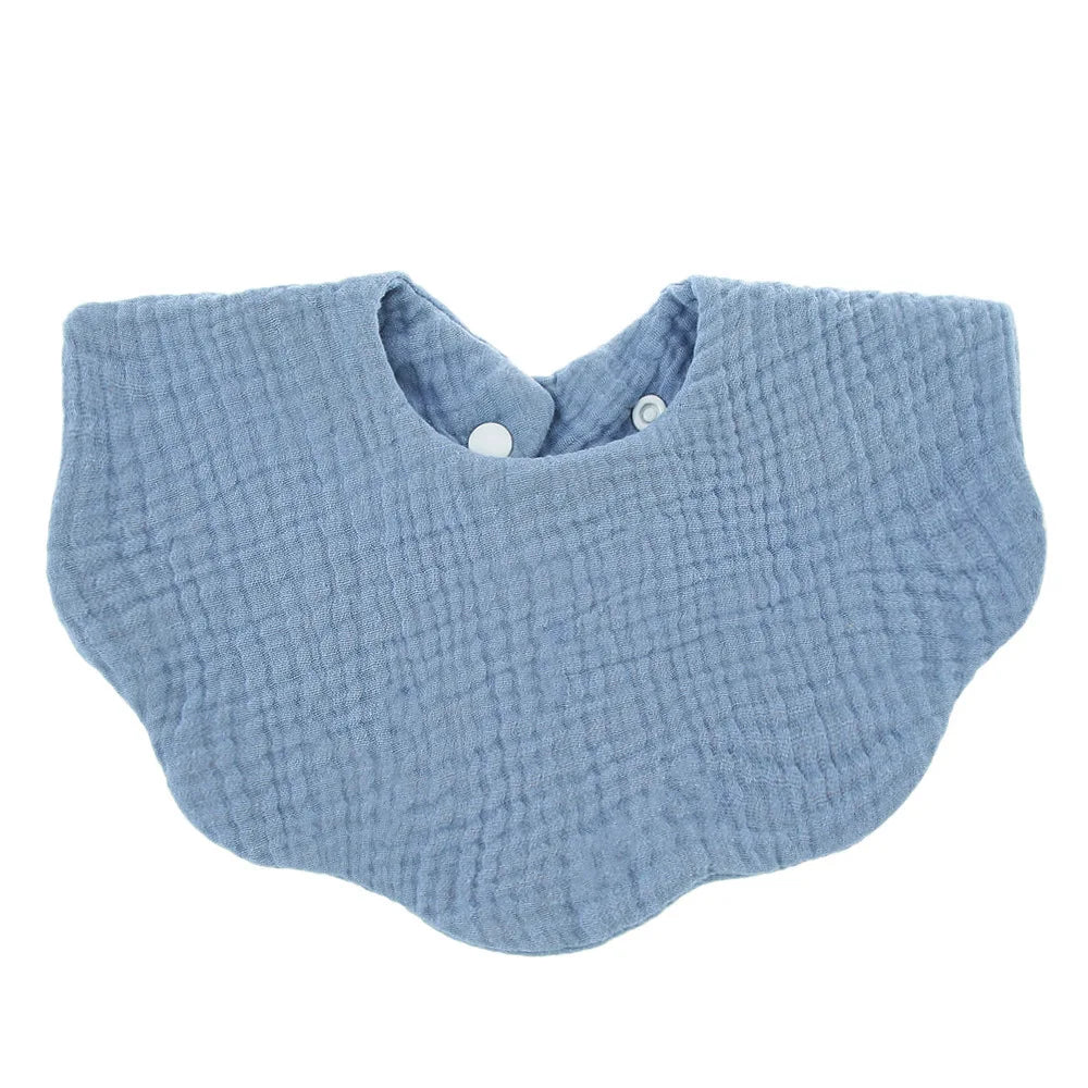 Babero Bandana de Algodón: Suave, Absorbente y de Color Sólido