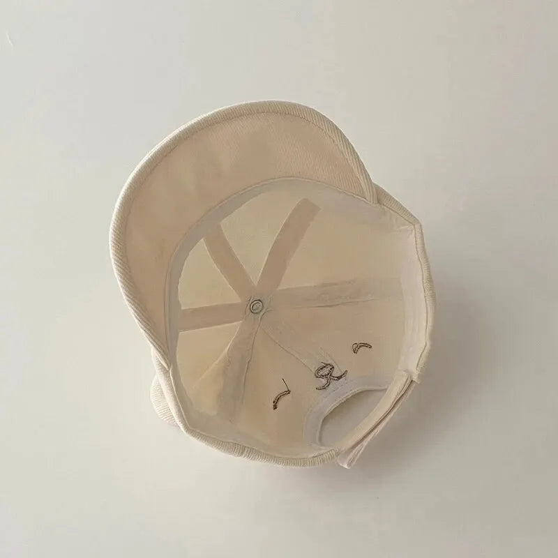 Gorra de Béisbol de Oso Kawaii: Protección Solar y Estilo Adorable (3-18M)