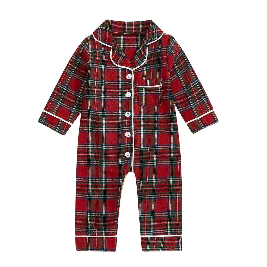 Pijama Navideña a Cuadros (0-18M)