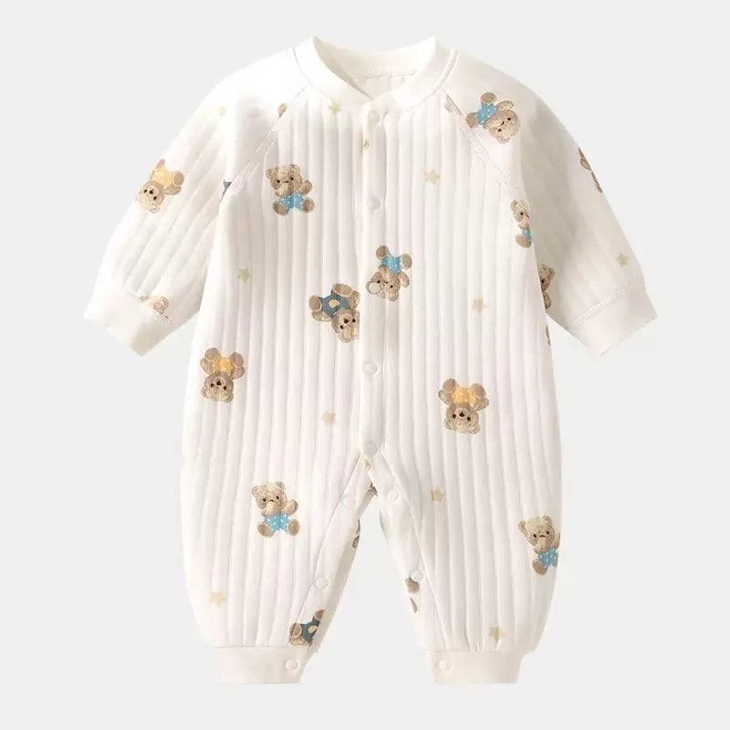 Mameluco Básico de Algodón estilo "Lounge" (0-24M)