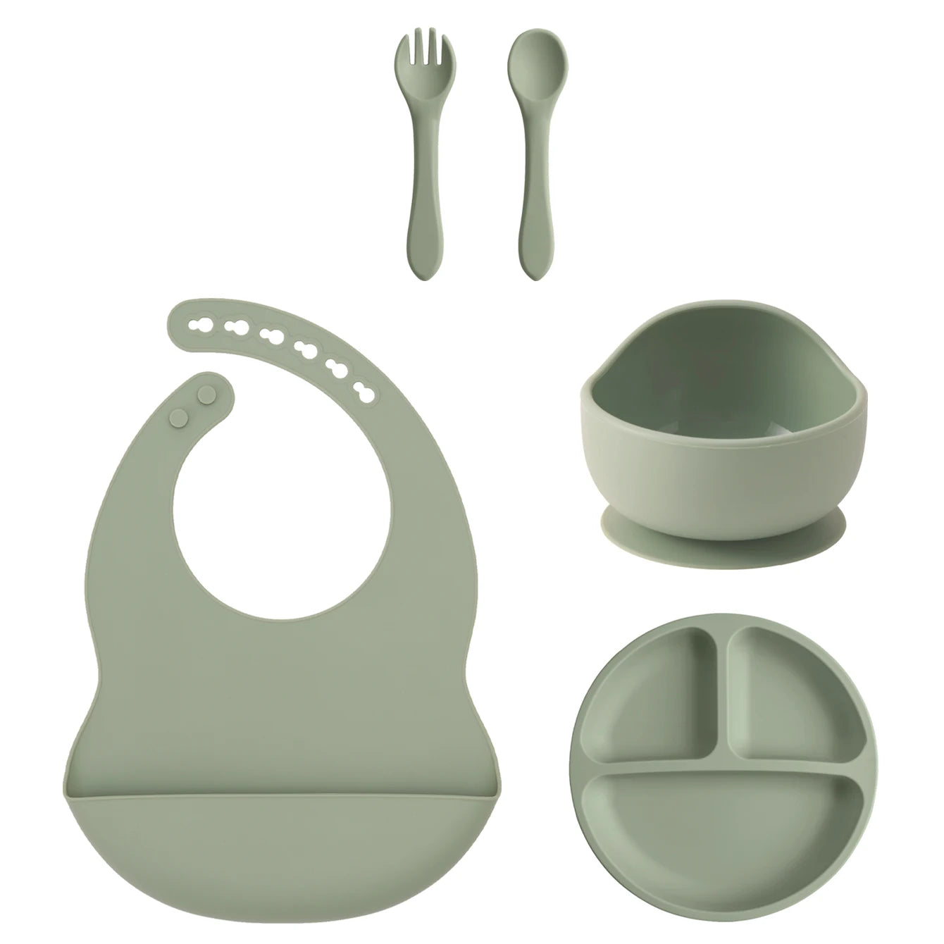 Set de Alimentación de Silicona 5 piezas