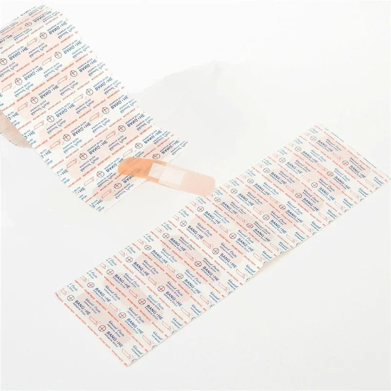 Set 100 Banditas Adhesivas Niños: Hipoalergénicas y Resistentes