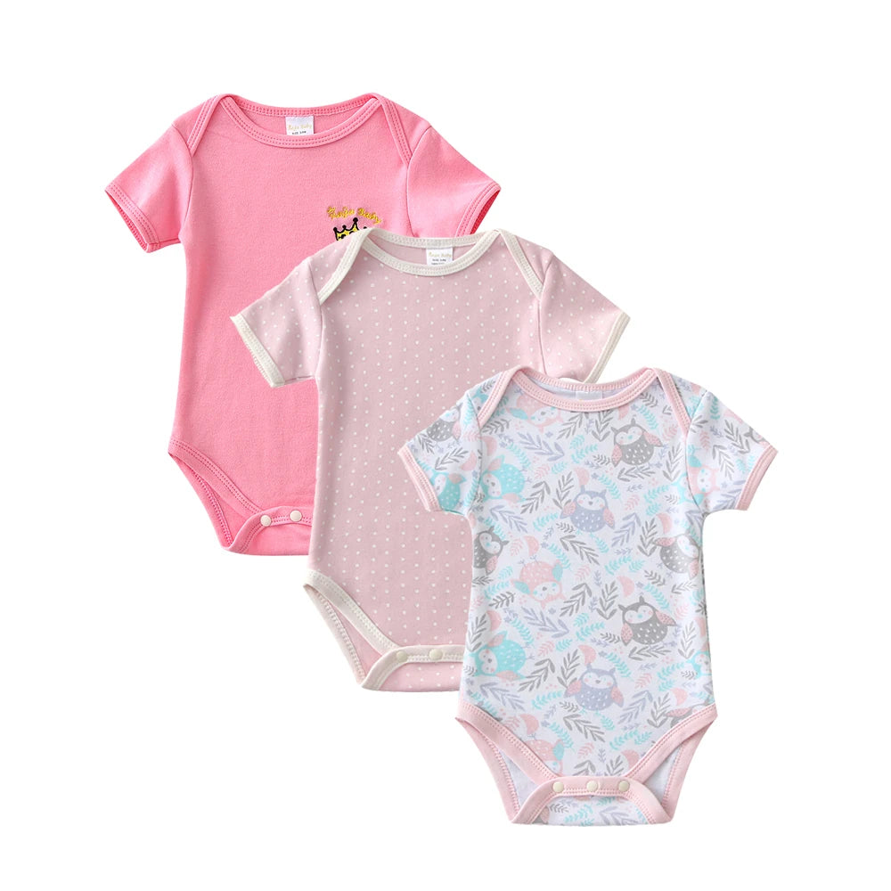 Paquete 3 piezas de Pañaleros Básicos de Algodón (3-12M)