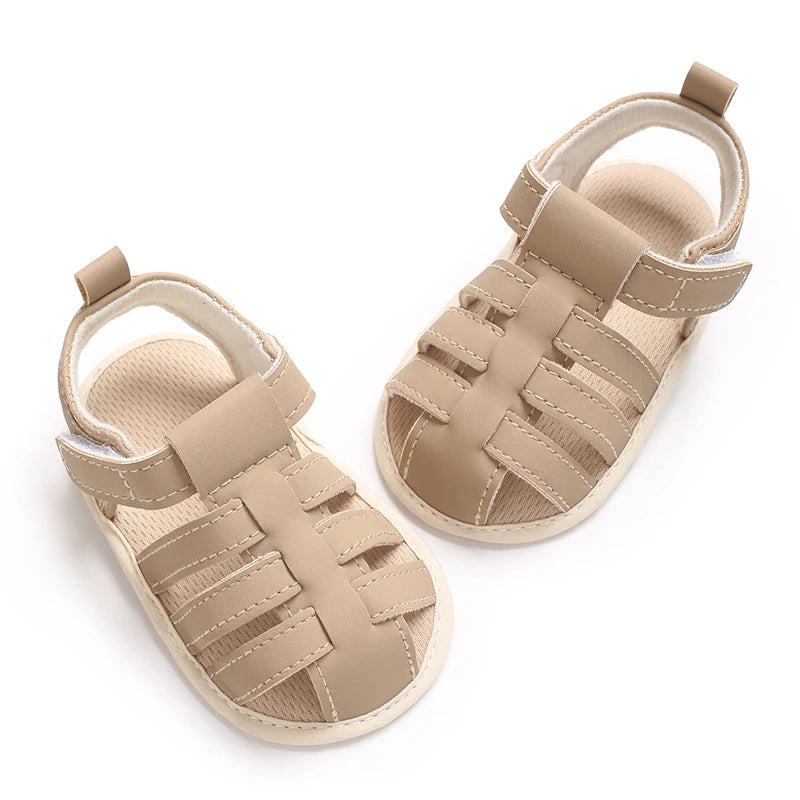 Sandalias Transpirables de cuero para Bebé (0-18M)