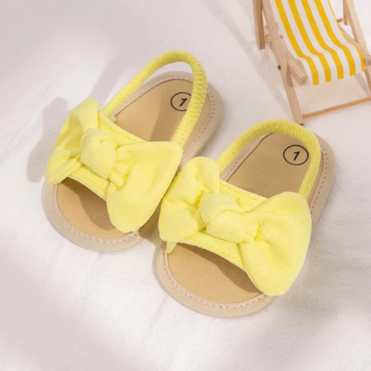 Sandalias con Moño: Comodidad y Estilo (0-18M)