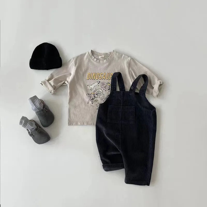 Overoles de Pana "Estilo Suavecito" – Comodidad y Estilo Casual (3M-3T)
