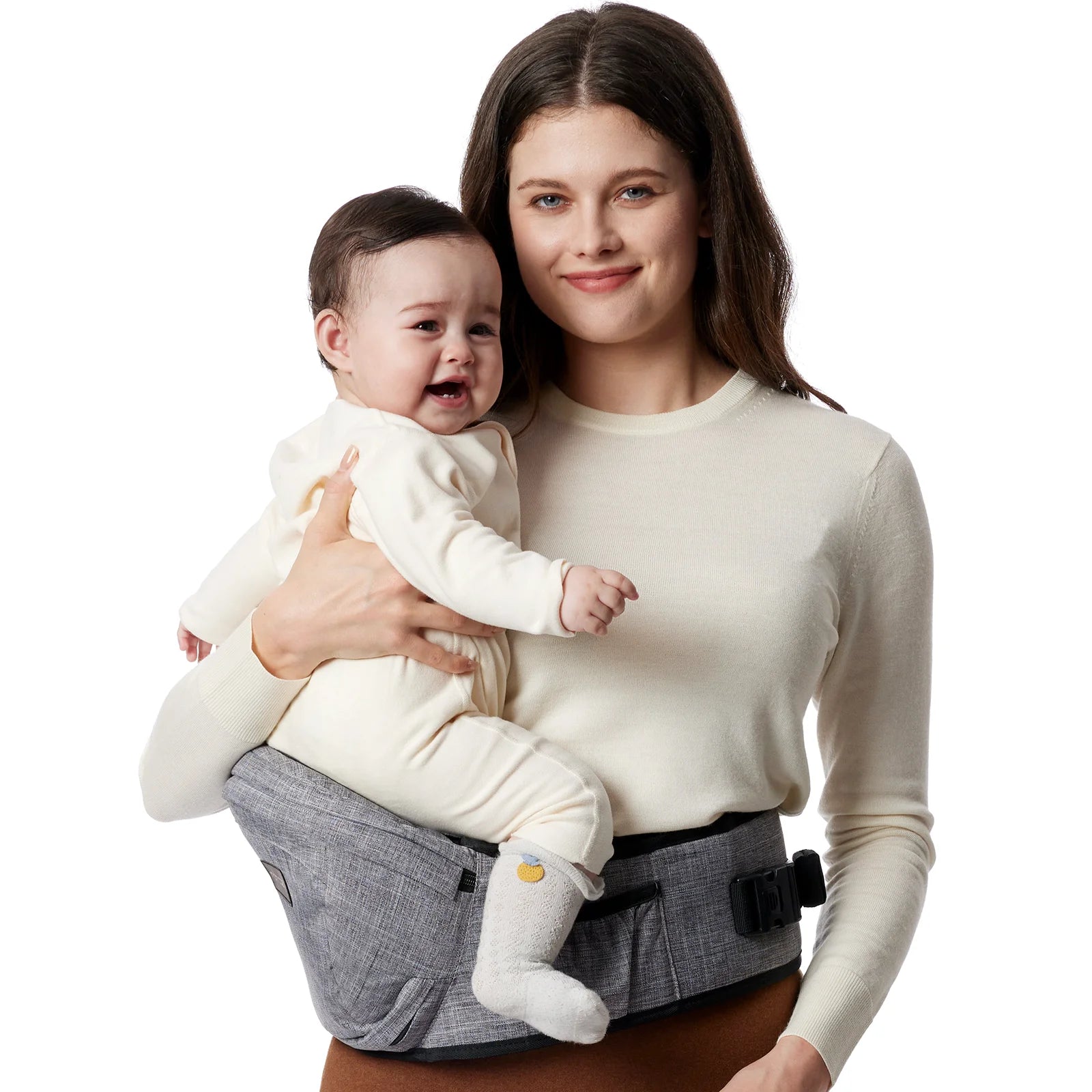 Portabebés Momcozy con Asiento de Cadera | Diseño Ergonómico y Protección 3D