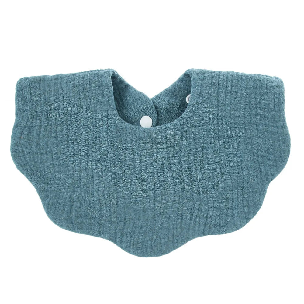 Babero Bandana de Algodón: Suave, Absorbente y de Color Sólido