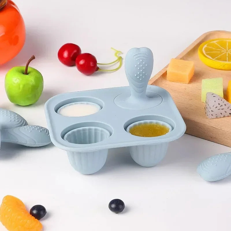 Molde de silicona para mordedera tipo paleta | Silicona Sin BPA, Alimentación y Dentición