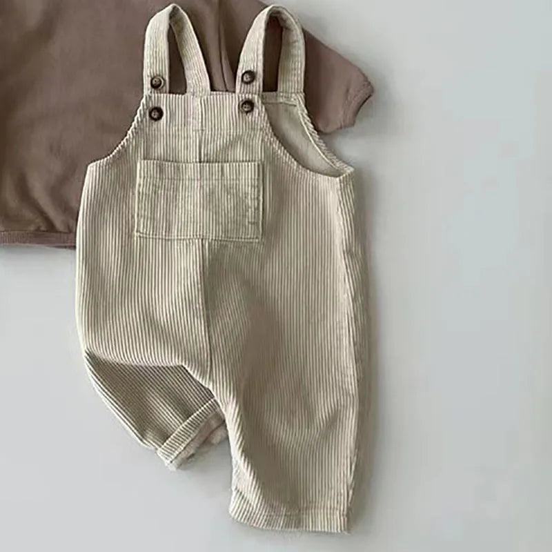 Overoles de Pana "Estilo Suavecito" – Comodidad y Estilo Casual (3M-3T)
