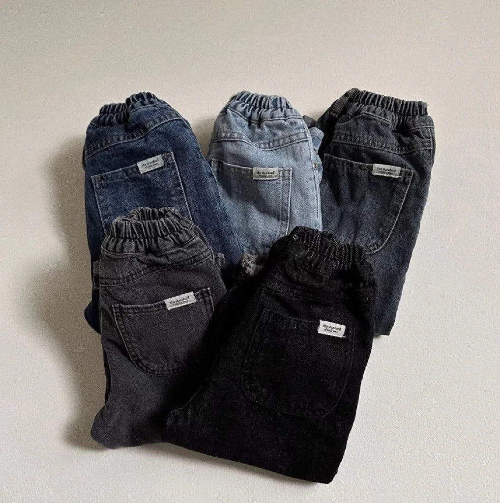 Jeans Sueltos Unisex para Bebé: Comodidad Todo el Día (6M-5T)