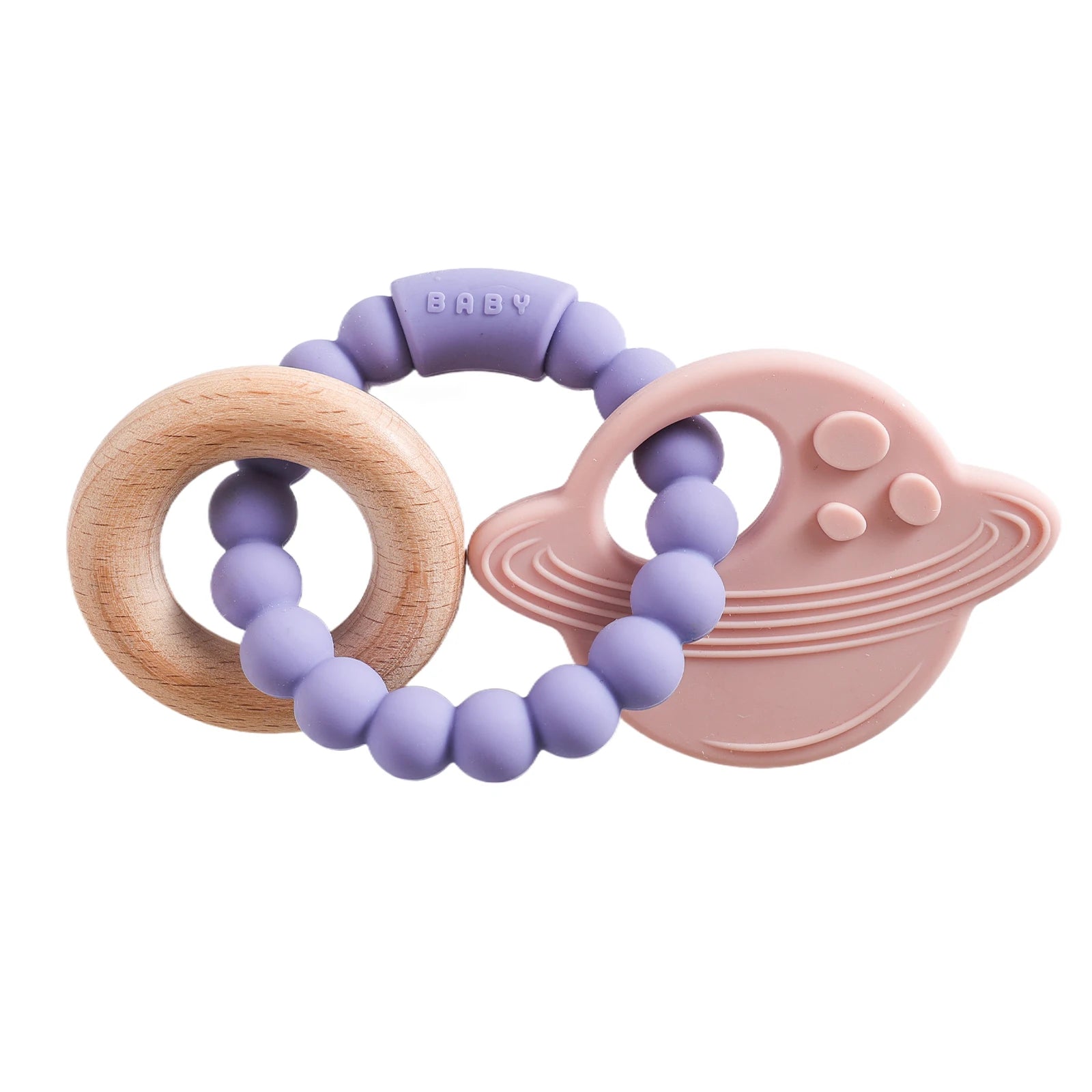 Pulsera Mordedora de Silicona (Doble Anillo) | Alivio Inmediato de la Dentición