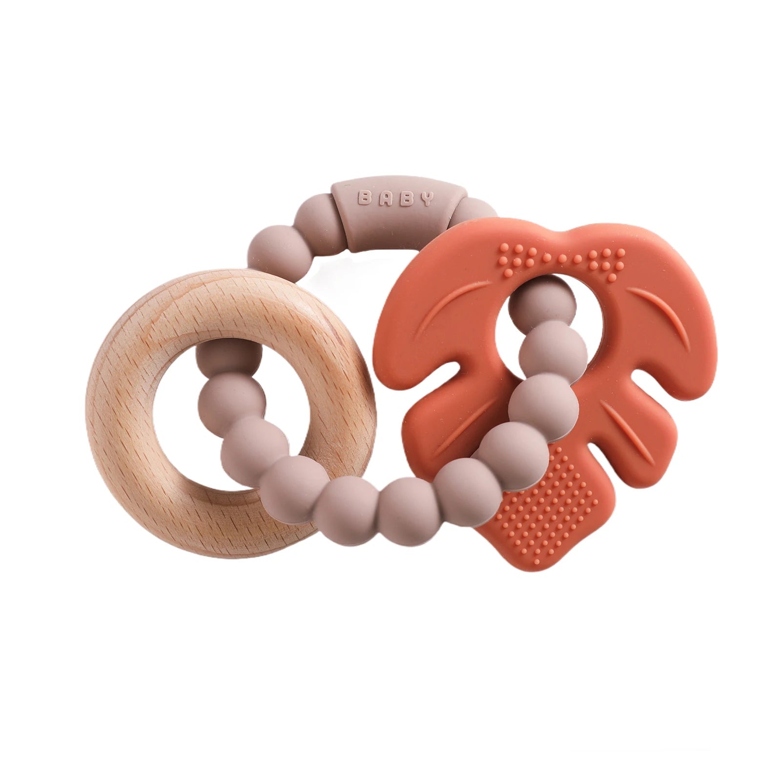 Pulsera Mordedora de Silicona (Doble Anillo) | Alivio Inmediato de la Dentición