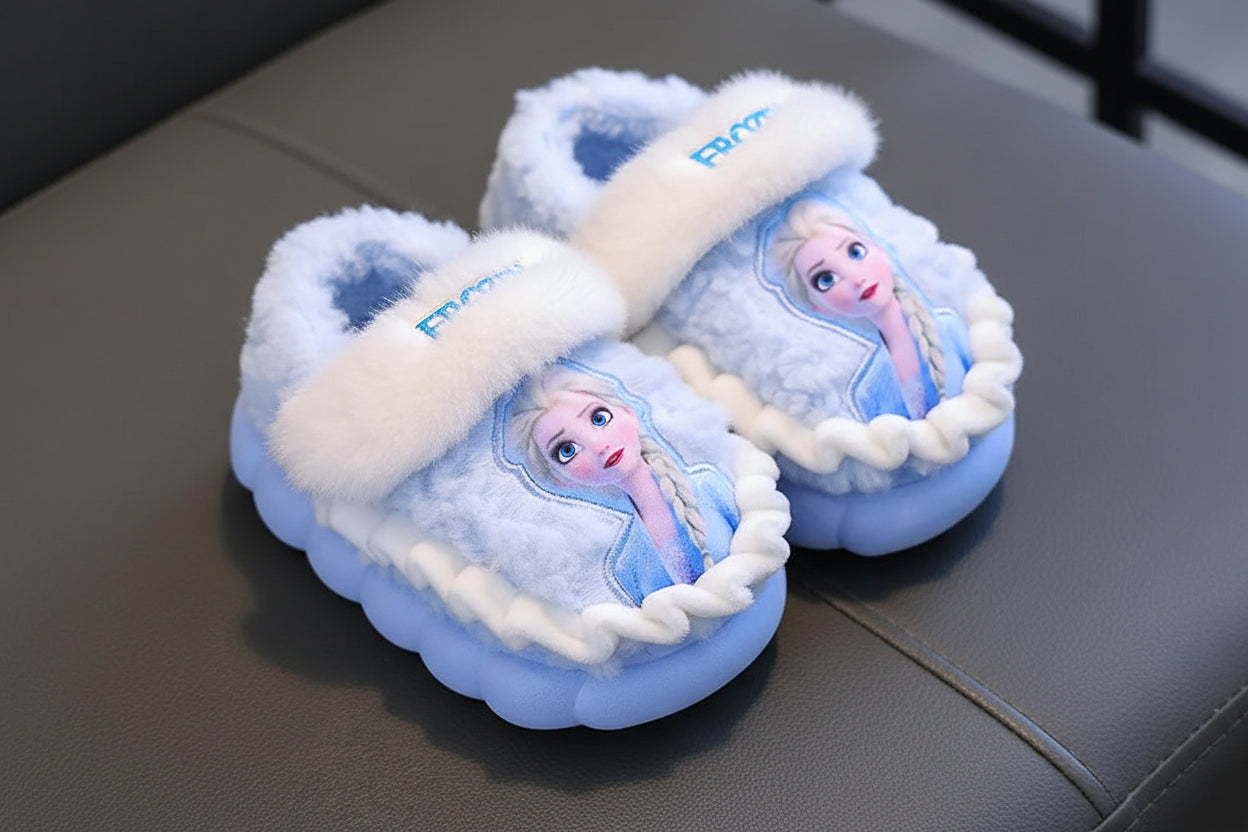 Pantuflas Mágicas de Elsa (Frozen) – Calidez y Fantasía (2.5T-9T)