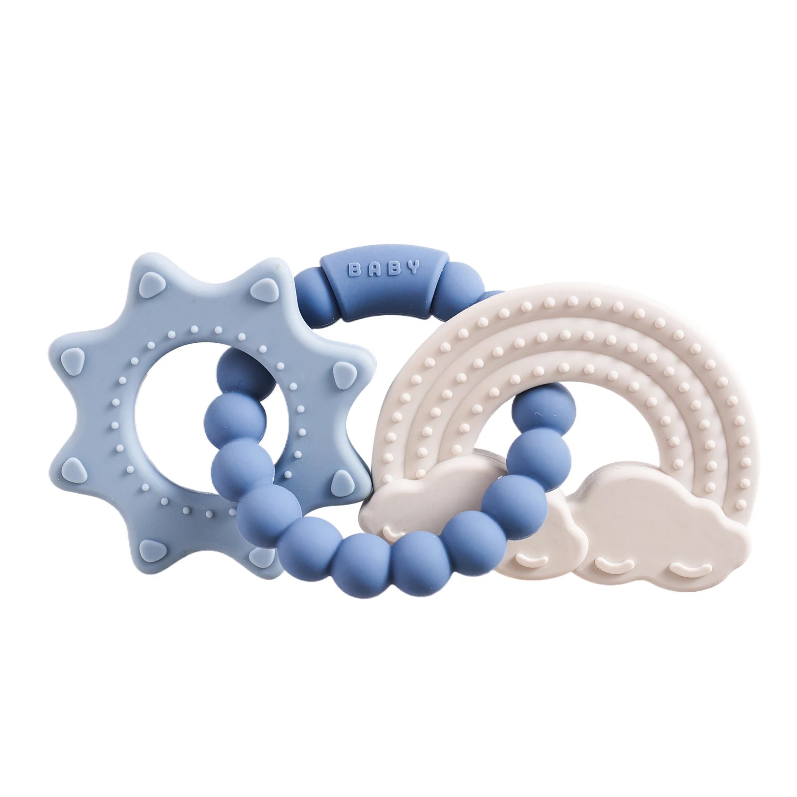 Pulsera Mordedora de Silicona (Doble Anillo) | Alivio Inmediato de la Dentición