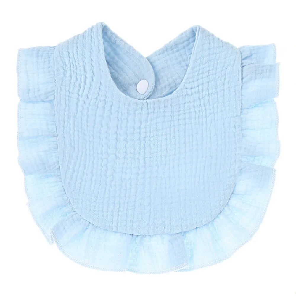 Babero Bandana de Algodón: Suave, Absorbente y de Color Sólido