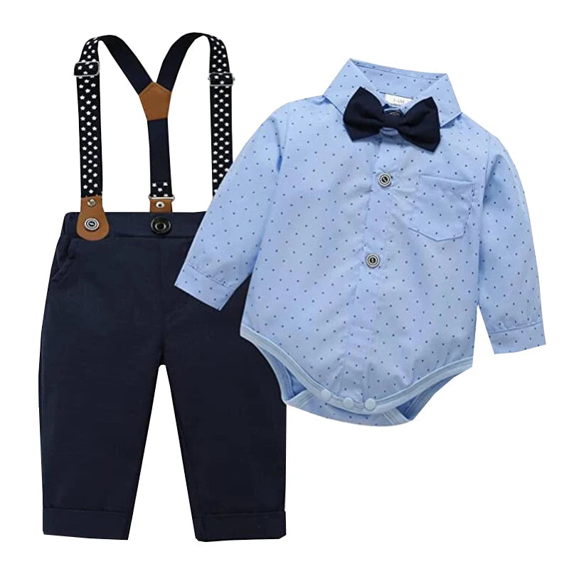 Conjunto Formal Bebé: Elegancia y Comodidad (3-24M)