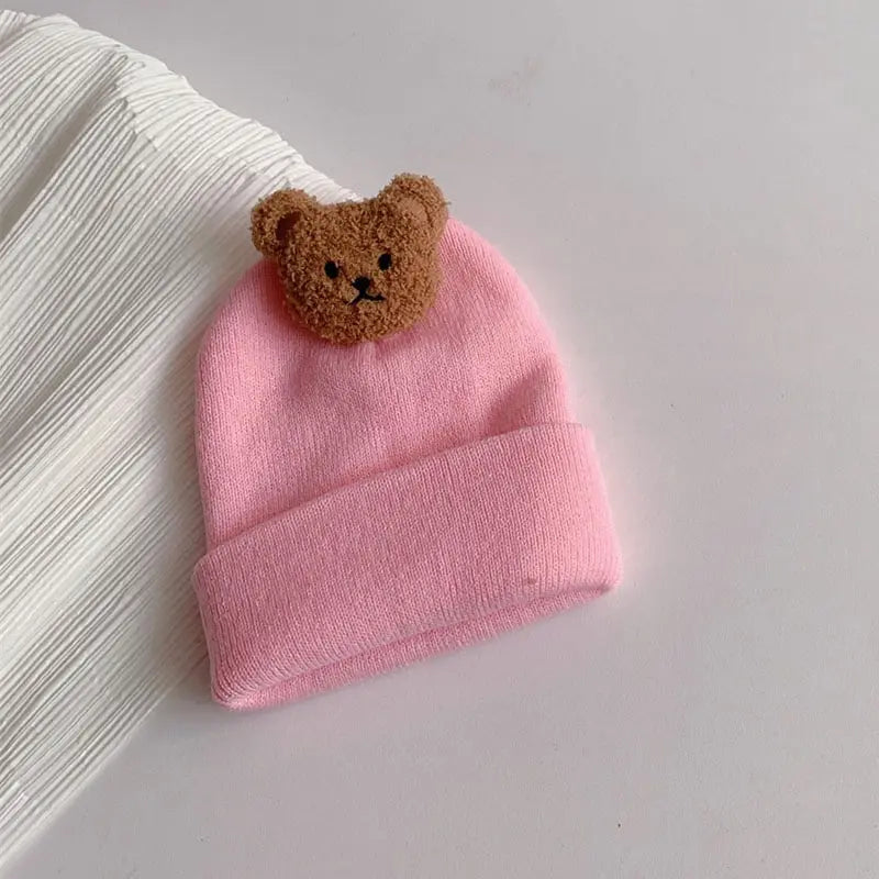 Gorro de Osito : Suave, Cálido y Versátil (0-12M)
