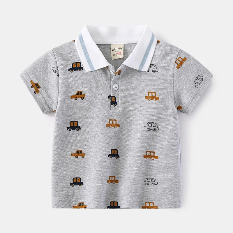 Playera Tipo Polo para Niño | Cuello Clásico y Bolsillo (12M-7T)