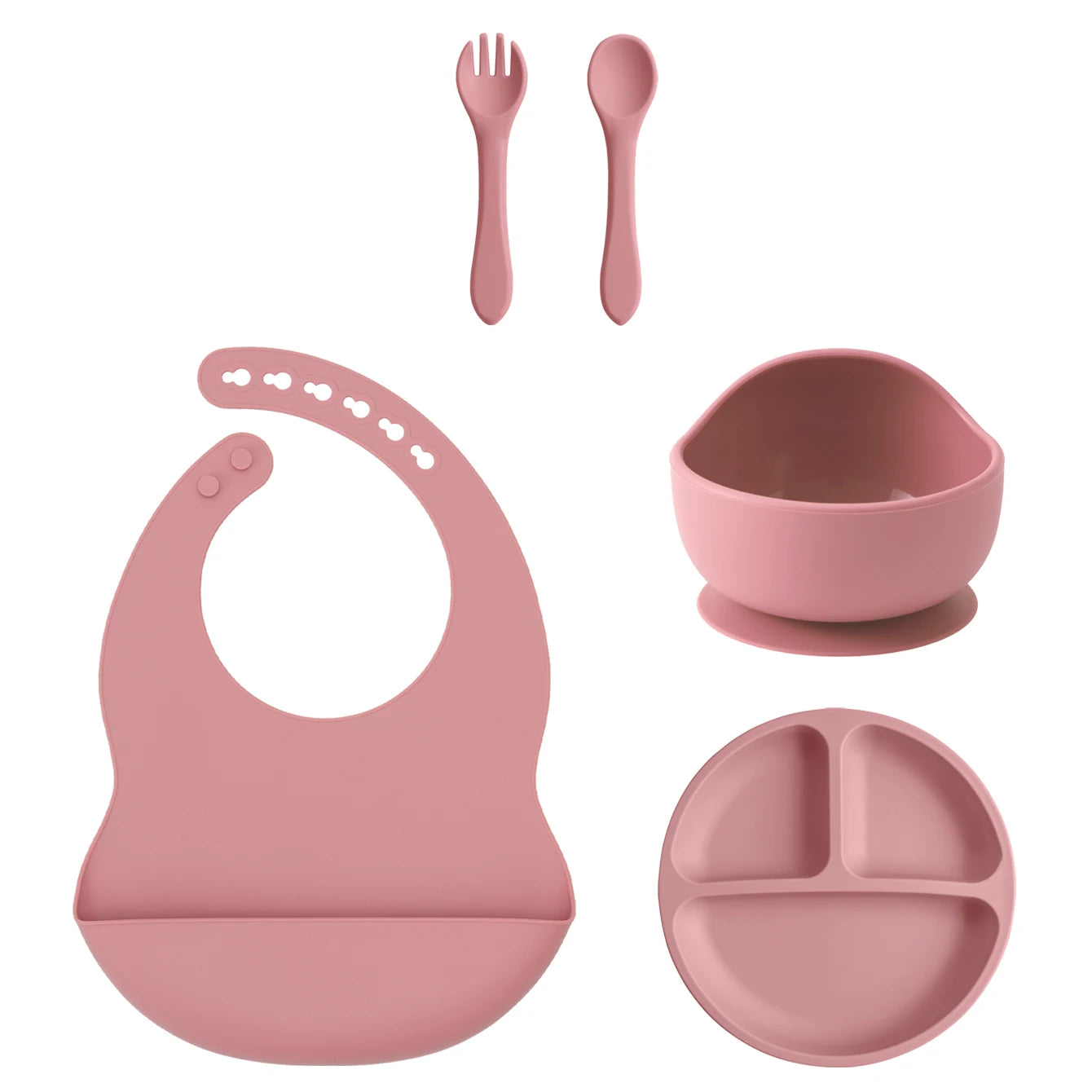 Set de Alimentación de Silicona 5 piezas