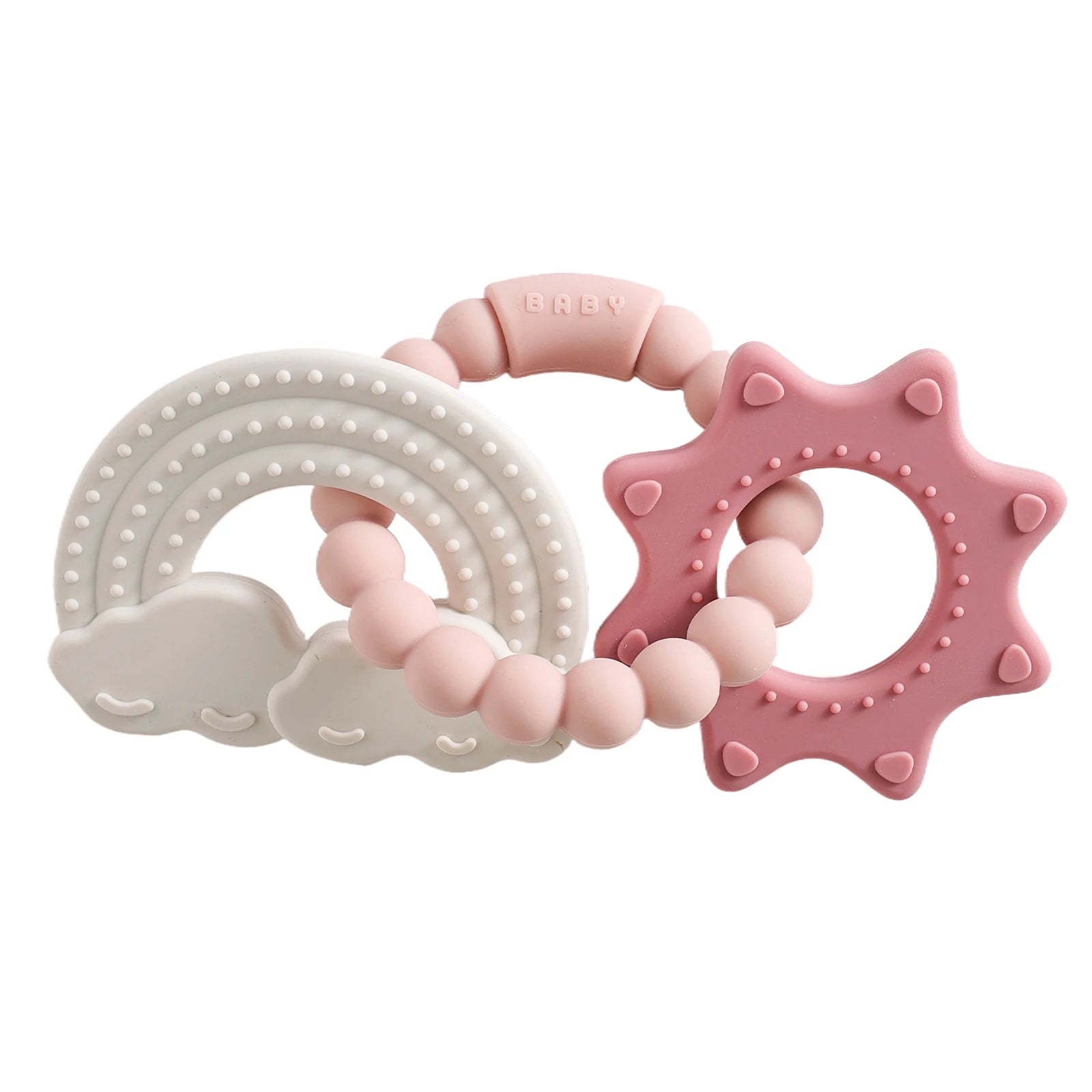 Pulsera Mordedora de Silicona (Doble Anillo) | Alivio Inmediato de la Dentición
