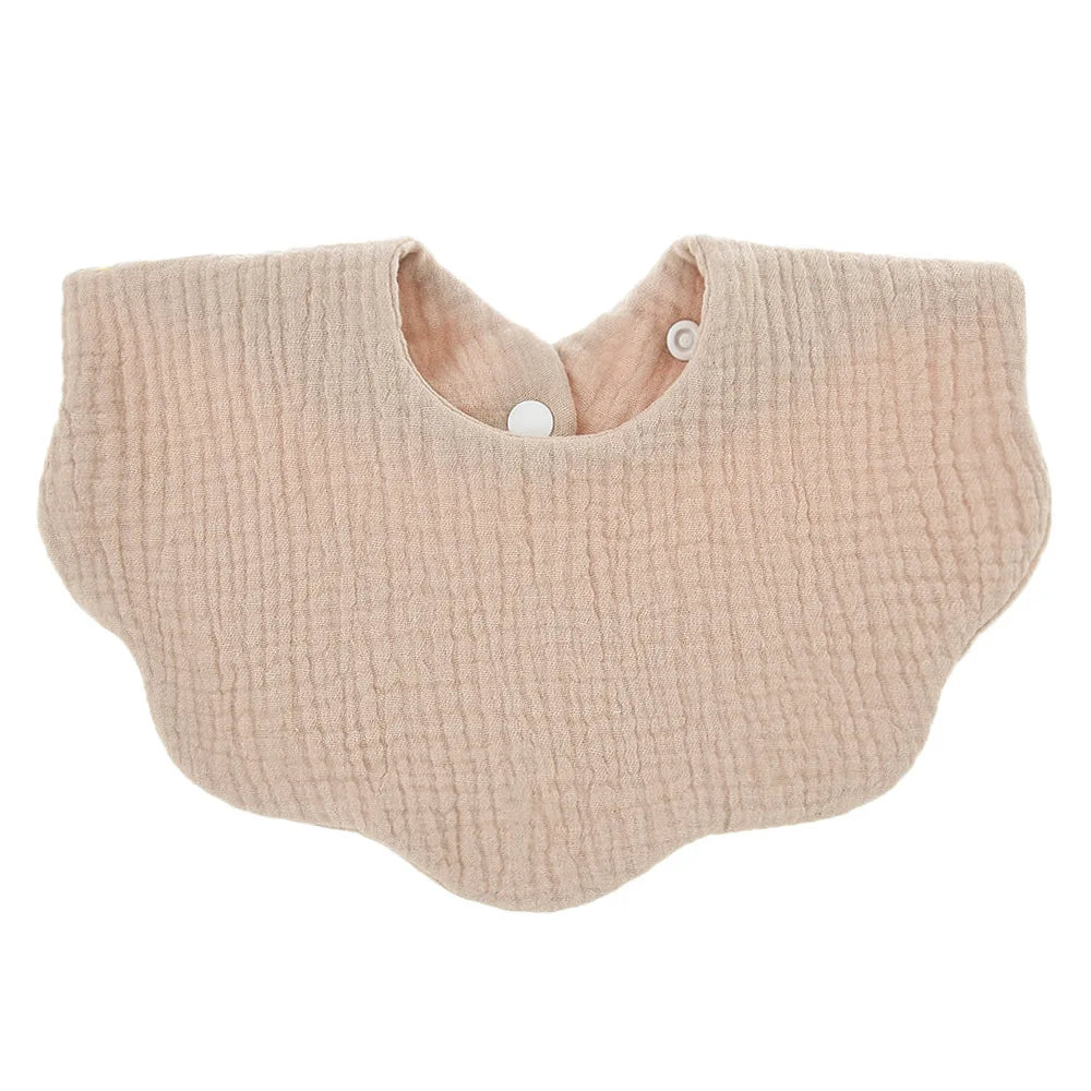 Babero Bandana de Algodón: Suave, Absorbente y de Color Sólido