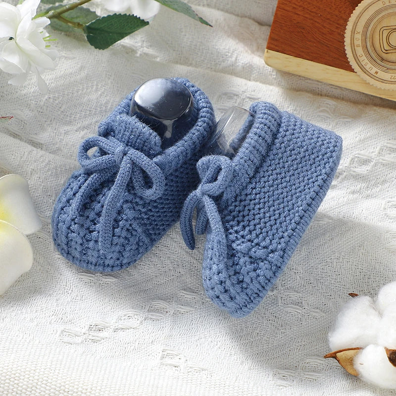Zapatitos Tejidos para Recién Nacidos-18M | Calidez y Ternura