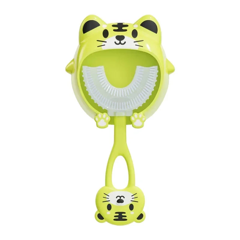 Cepillo Dental Infantil 360° "U" Estilo—Divertido y Seguro