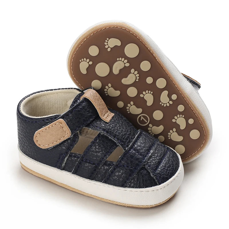 Sandalias de Piel "Primeros Pasos" - Comodidad y Estilo para tu Bebé (0-18M)