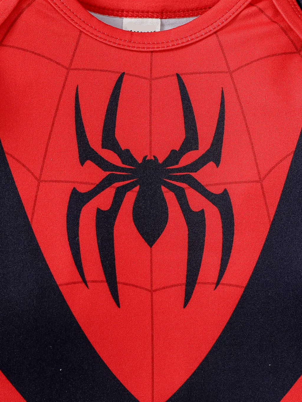 Conjunto "Cool Spider" Pañalero y Gorro(0-9M)
