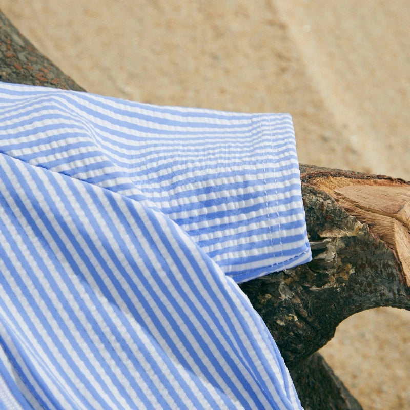 Set "Rayas Marineras" – Protección Total para el Verano (0M-3T)