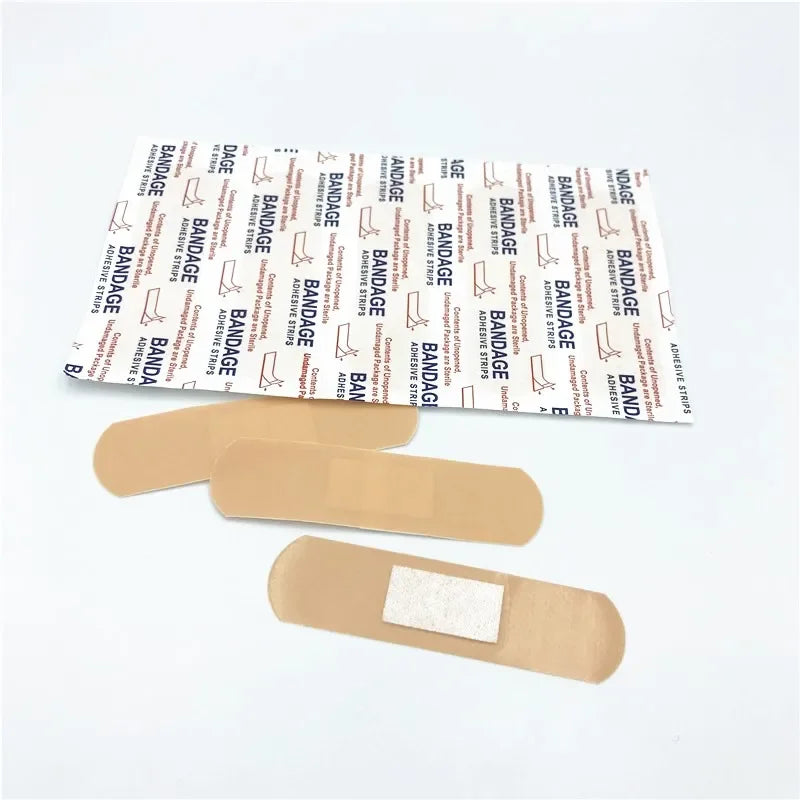 Set 100 Banditas Adhesivas Niños: Hipoalergénicas y Resistentes