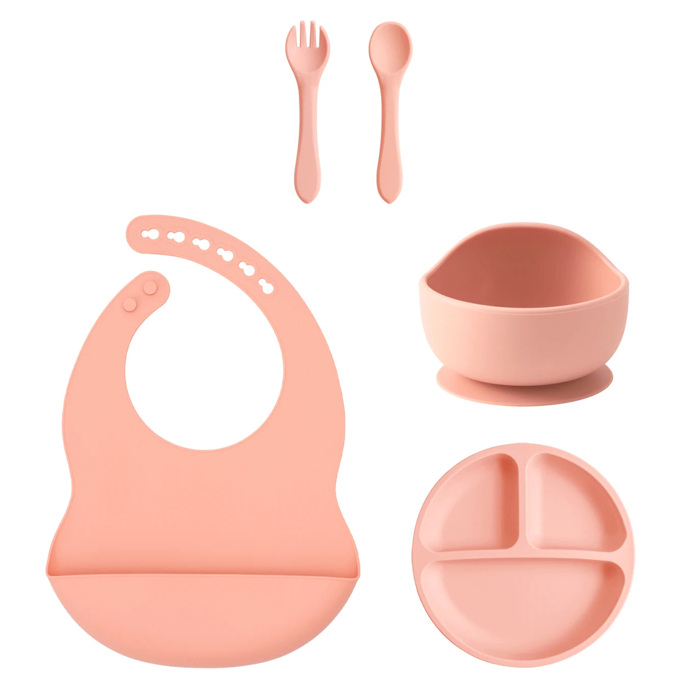 Set de Alimentación de Silicona 5 piezas