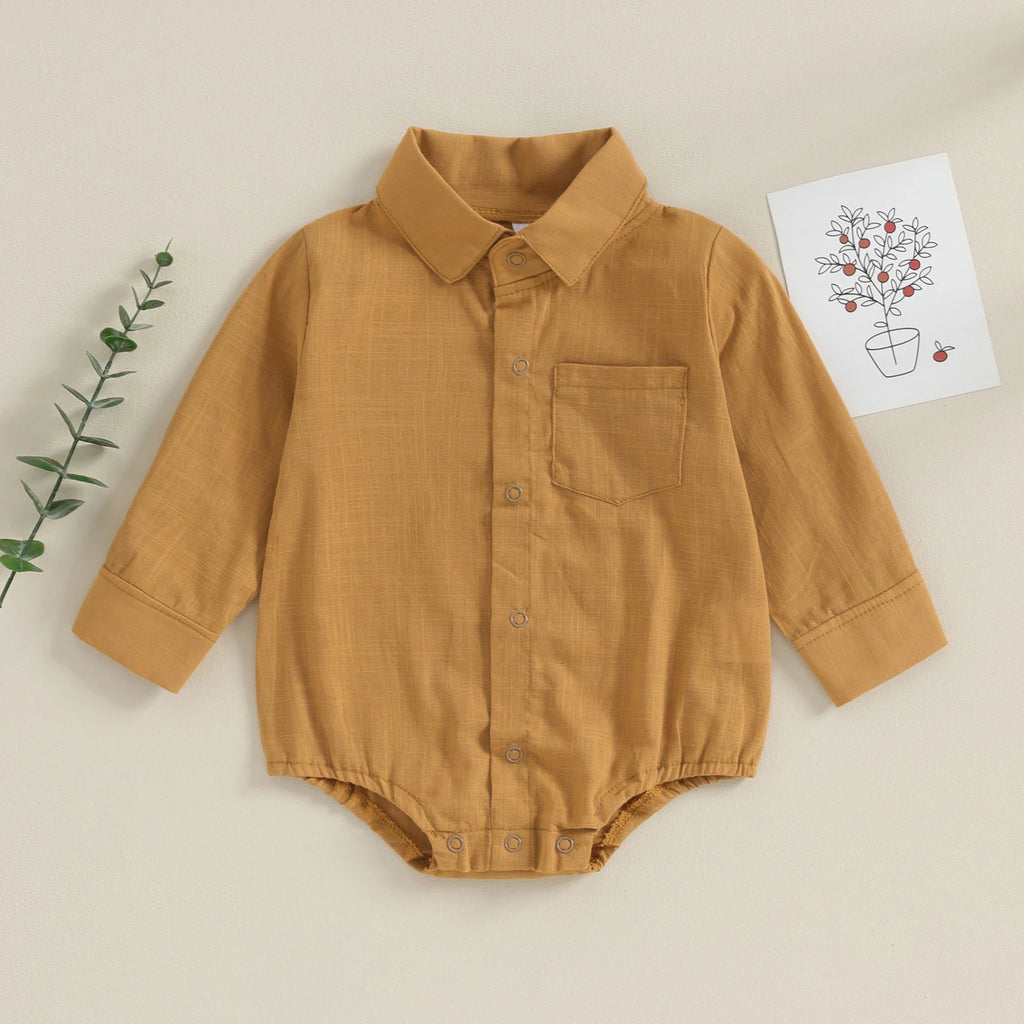 Camisa de Vestir-Pañalero para Bebé (0-24M)