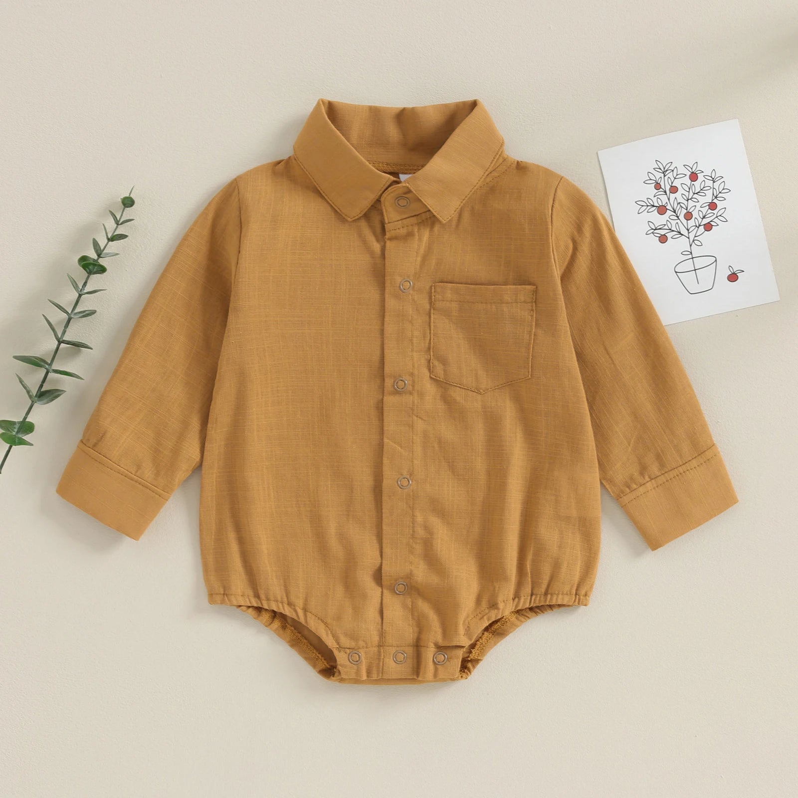 Camisa de Vestir-Pañalero para Bebé (0-24M)