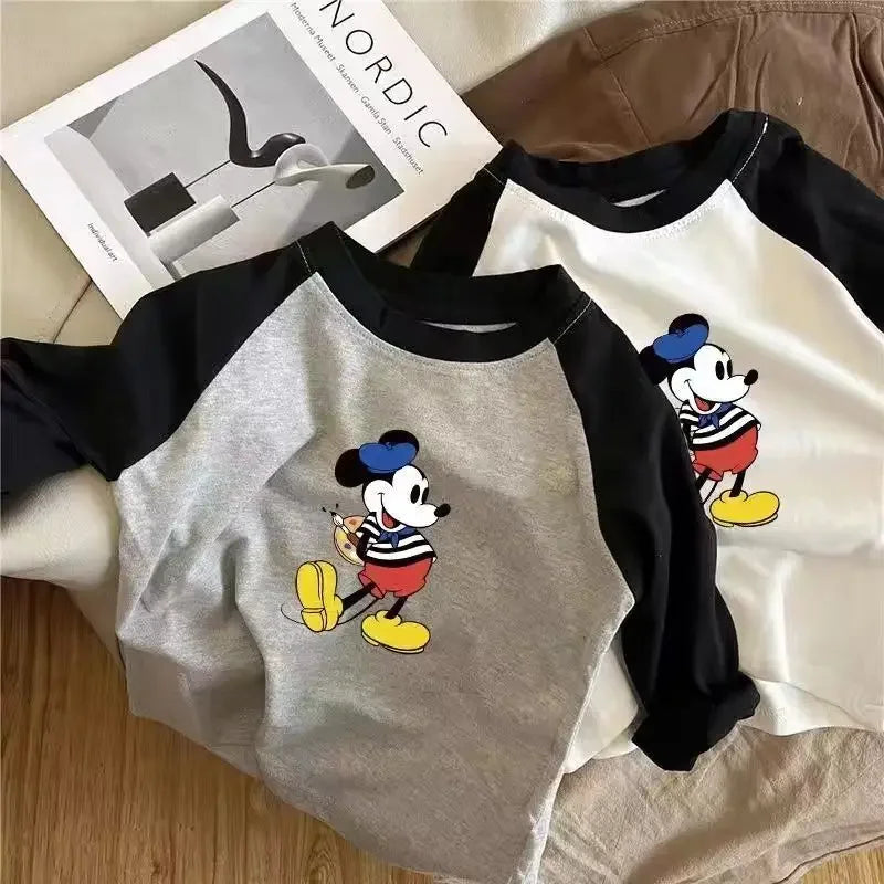 Conjunto Mickey Mouse  | Camiseta Manga Raglan y Pantalón (0-13T)