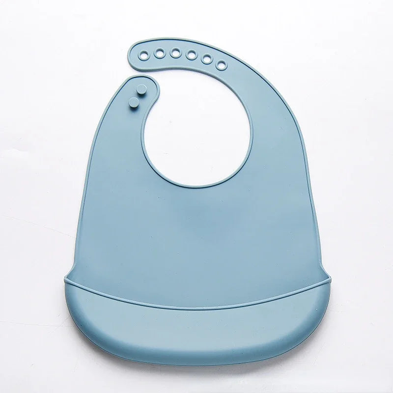 Babero de Silicona  |  Impermeable y Recolector